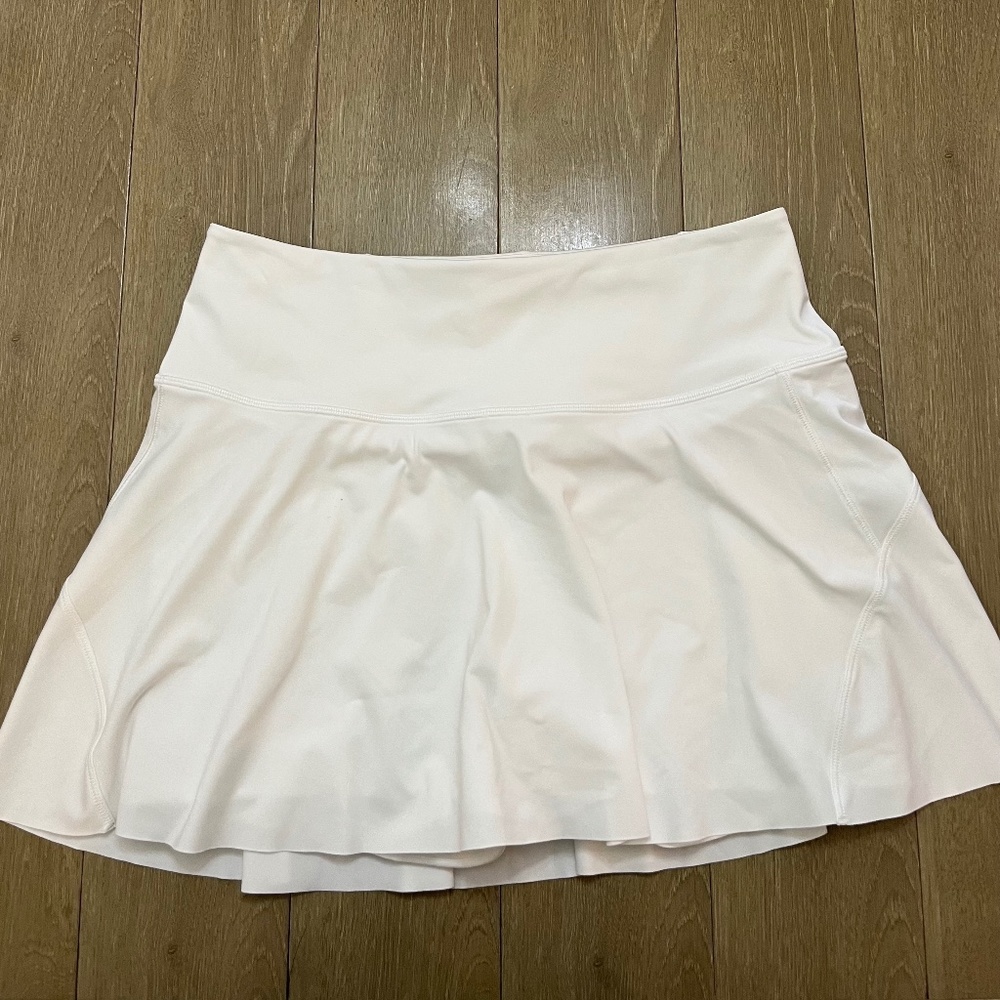 Athleta White Tennis Shorts